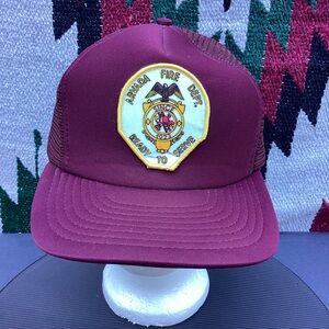 Arvada Fire department Patch SnapBack Trucker Hat by Sportcap